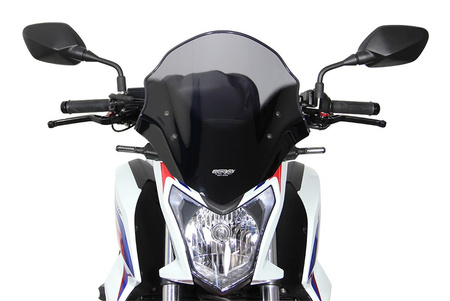 Szyba motocyklowa MRA HONDA CB 650 F, RC75, 2014-2016, forma NTM, czarna